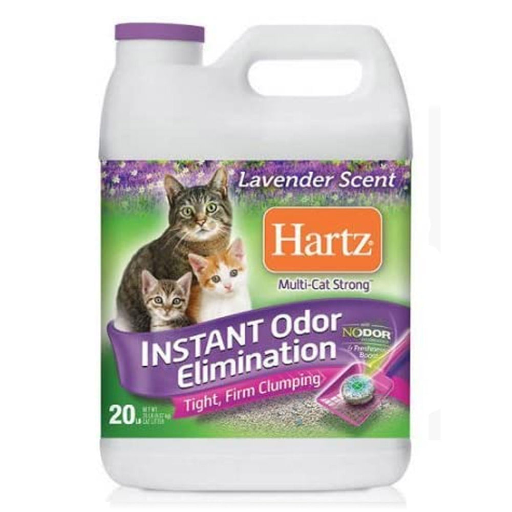 Arena para Gatos Hartz MultiCat Litter Lavanda Scent plazaVea