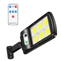 Lampara con Panel Solar Luz LED para Exterior Sensor de Movimiento