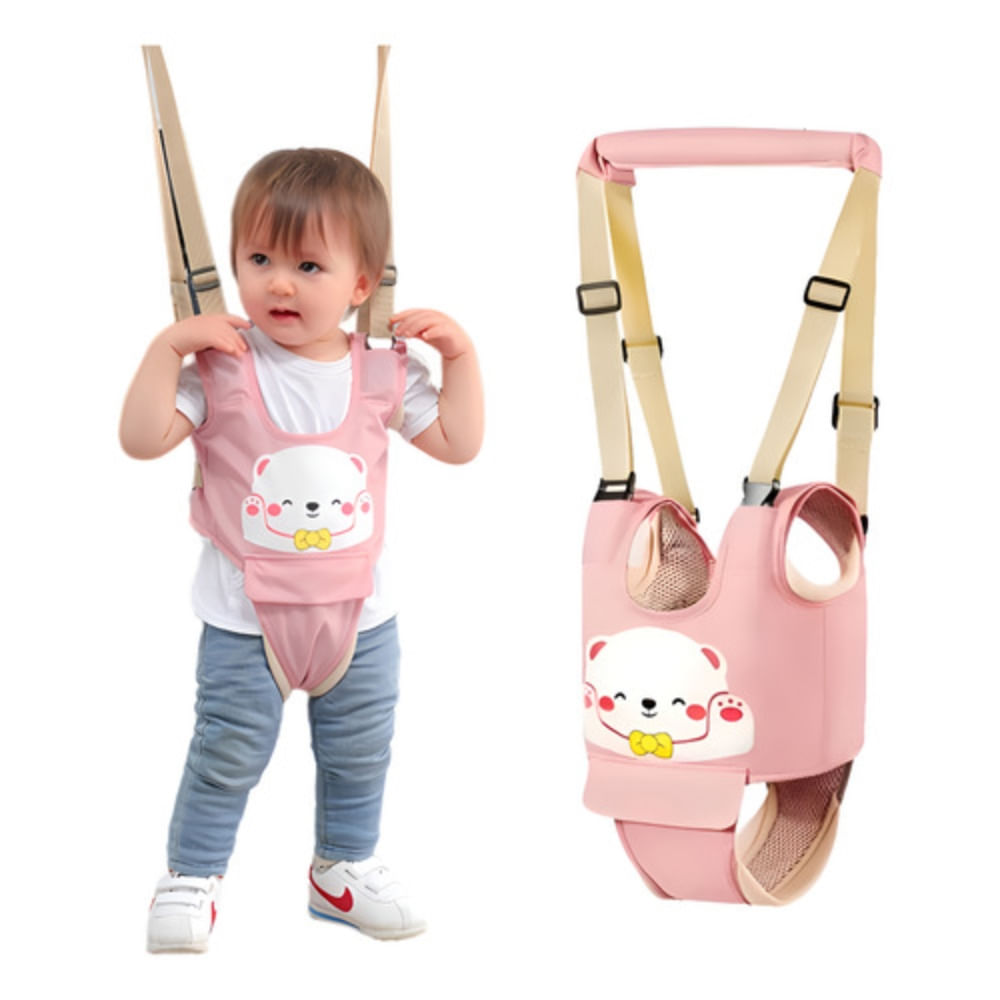 Arnés para Caminar Bebé Ajustable Multifuncional Rosa