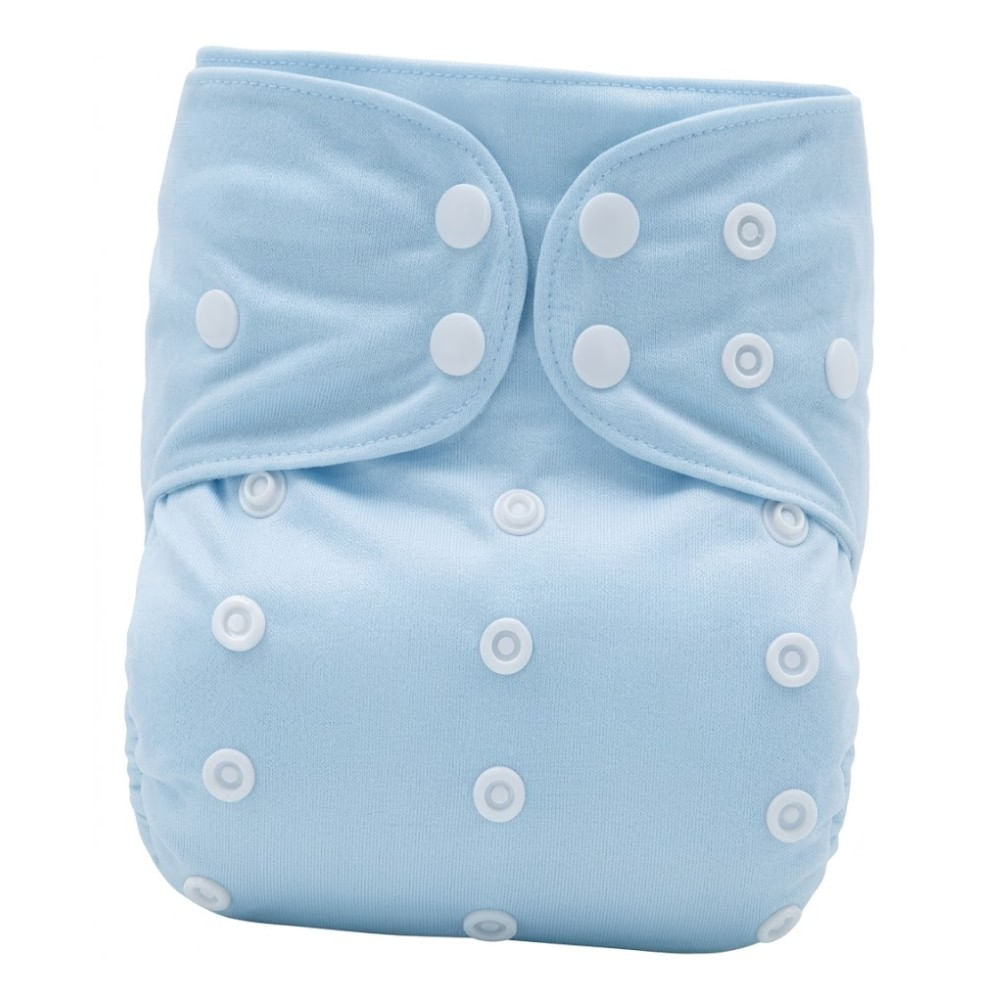 Pañal Reutilizable Todo en Uno Celeste para Bebe Absorbente Finest Baby Lavable 0-24 meses