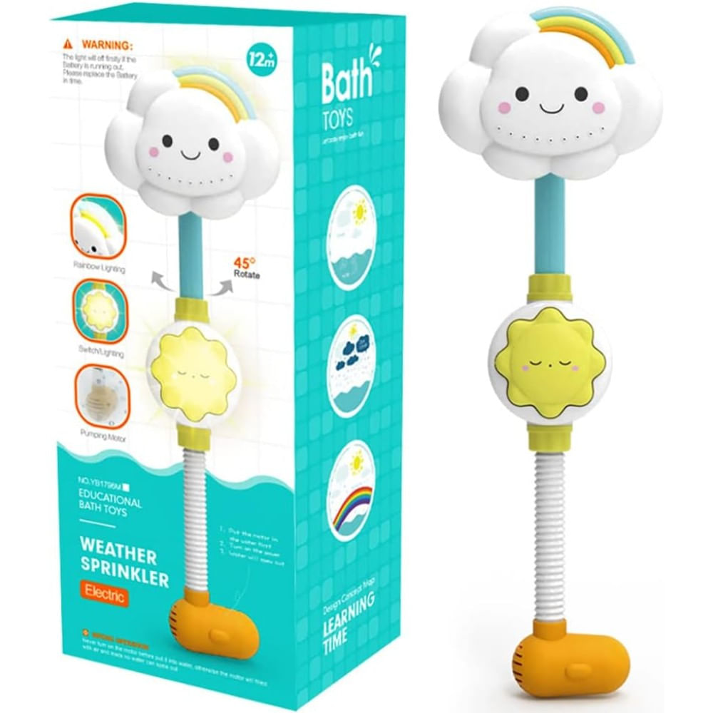 Regadera Automatica Nube para Bebes a Pilas