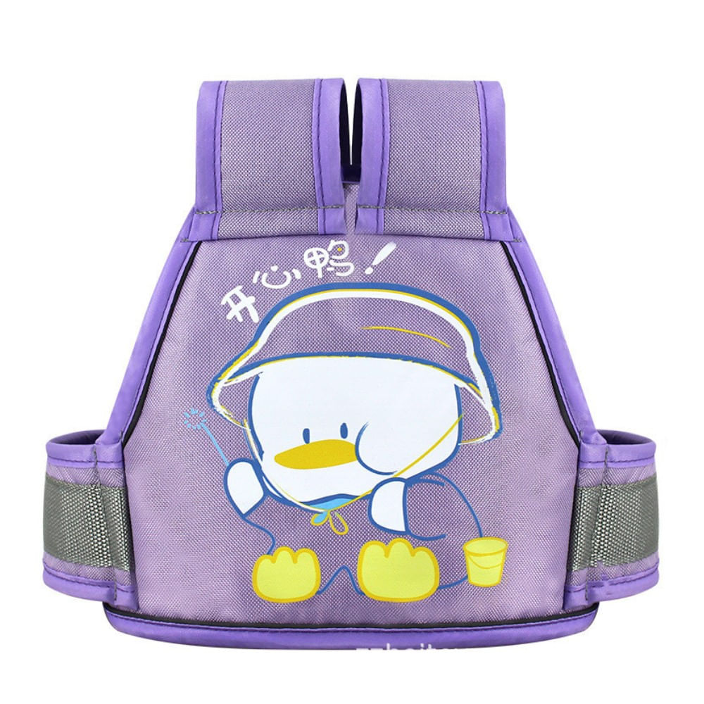 Cinturon de Seguridad para Motocicleta de Patito Lila