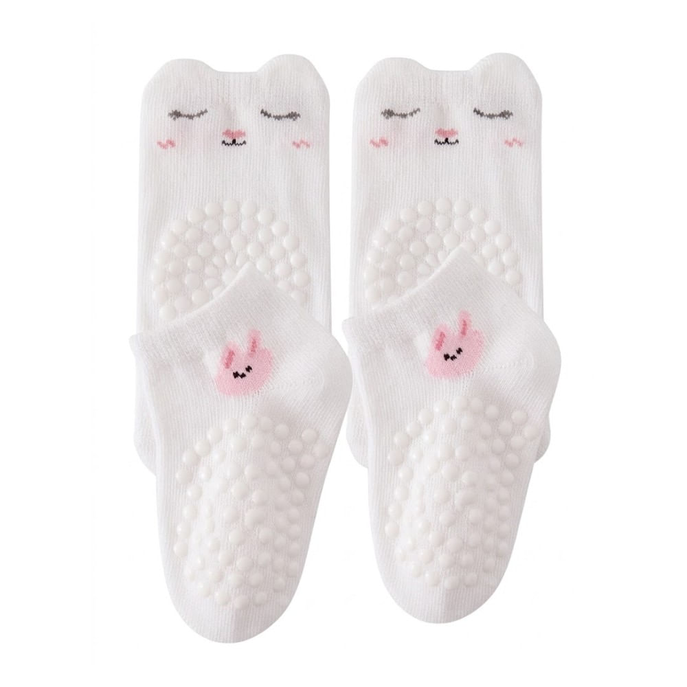 Rodillera más Calcetín de Conejo Blanco Talla M