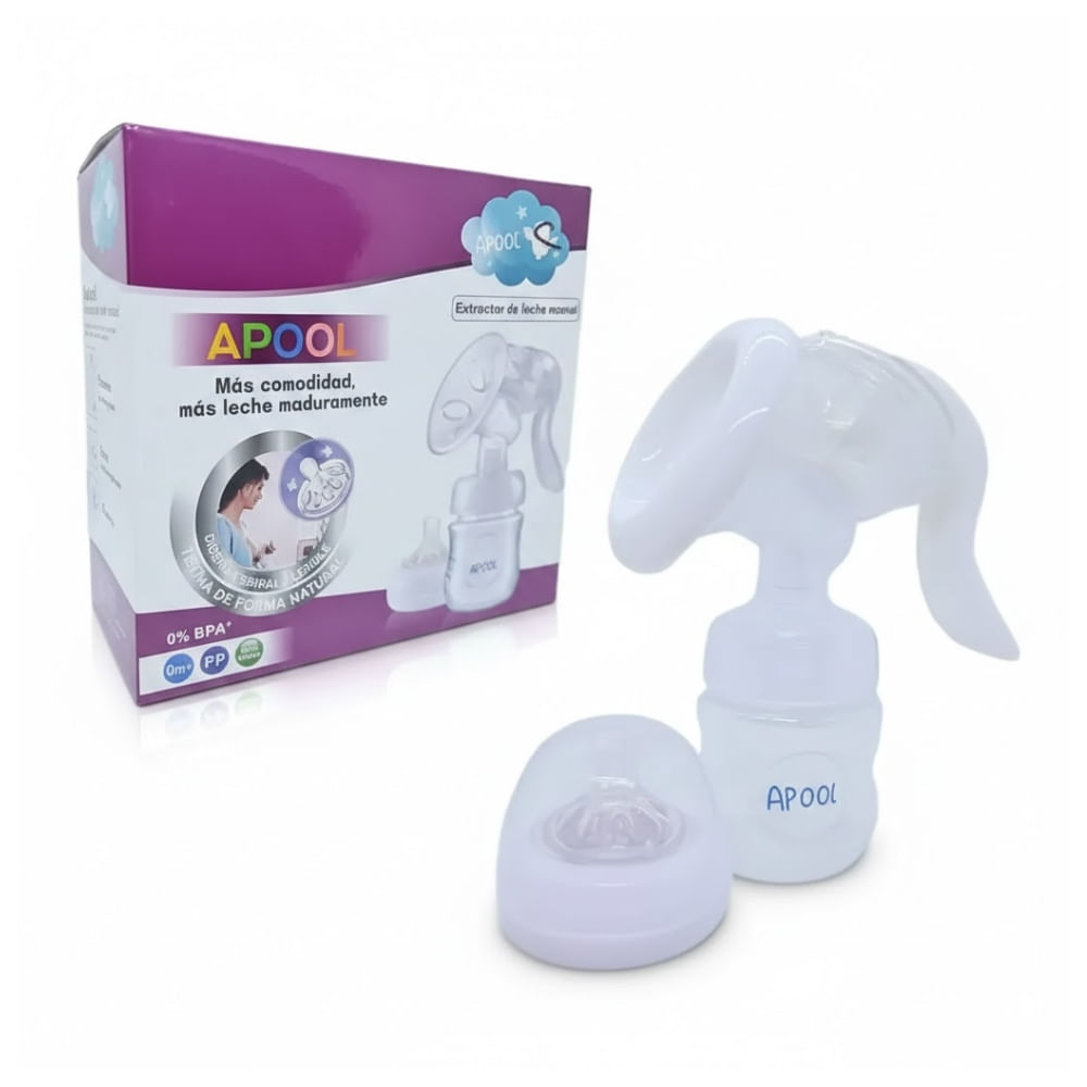 Extractor de Leche Manual APOOL para Madres Lactantes 125ML