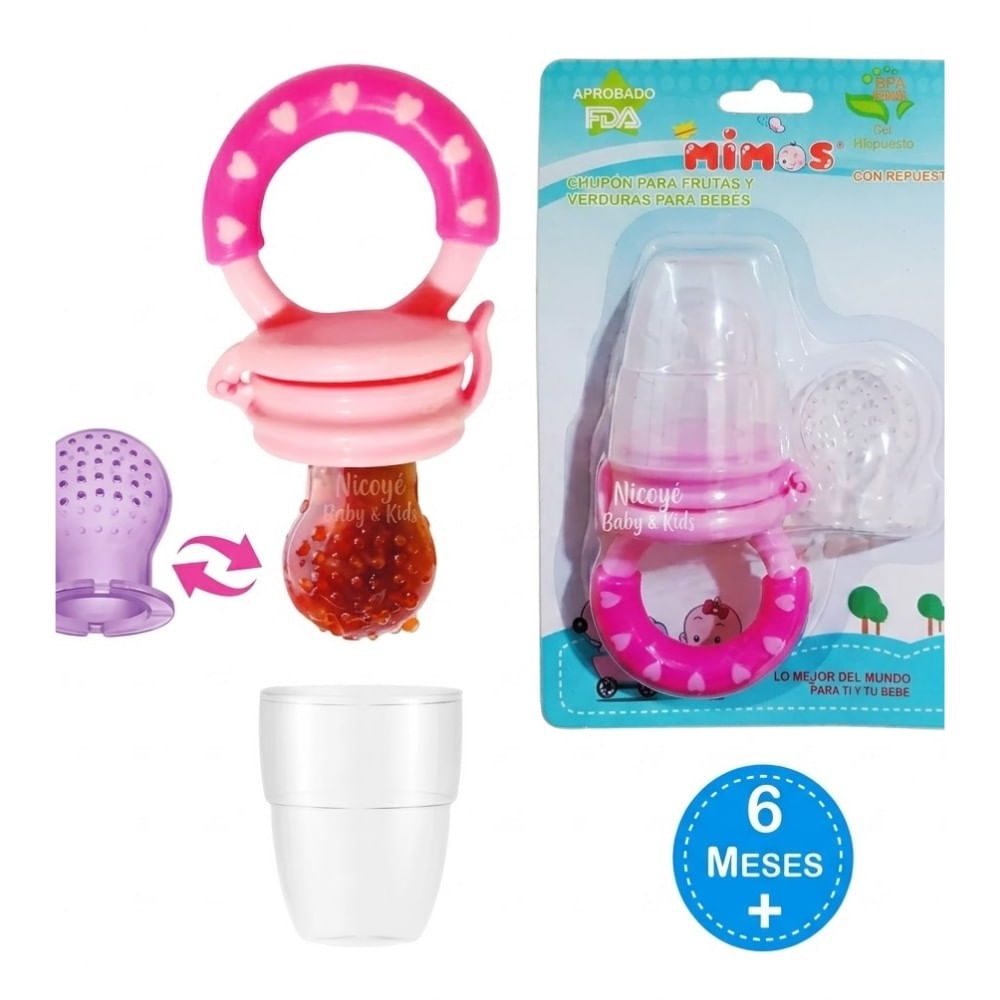 Chupón Mimos 2 en 1 para Frutas más Tetina de respuesto