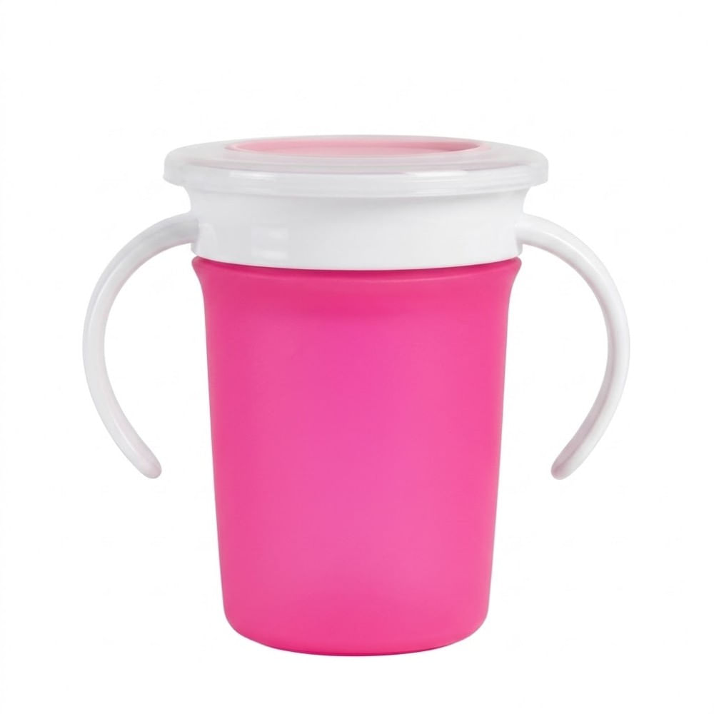 Vaso Antivuelco 360 Magic Cup Rosado 280ml