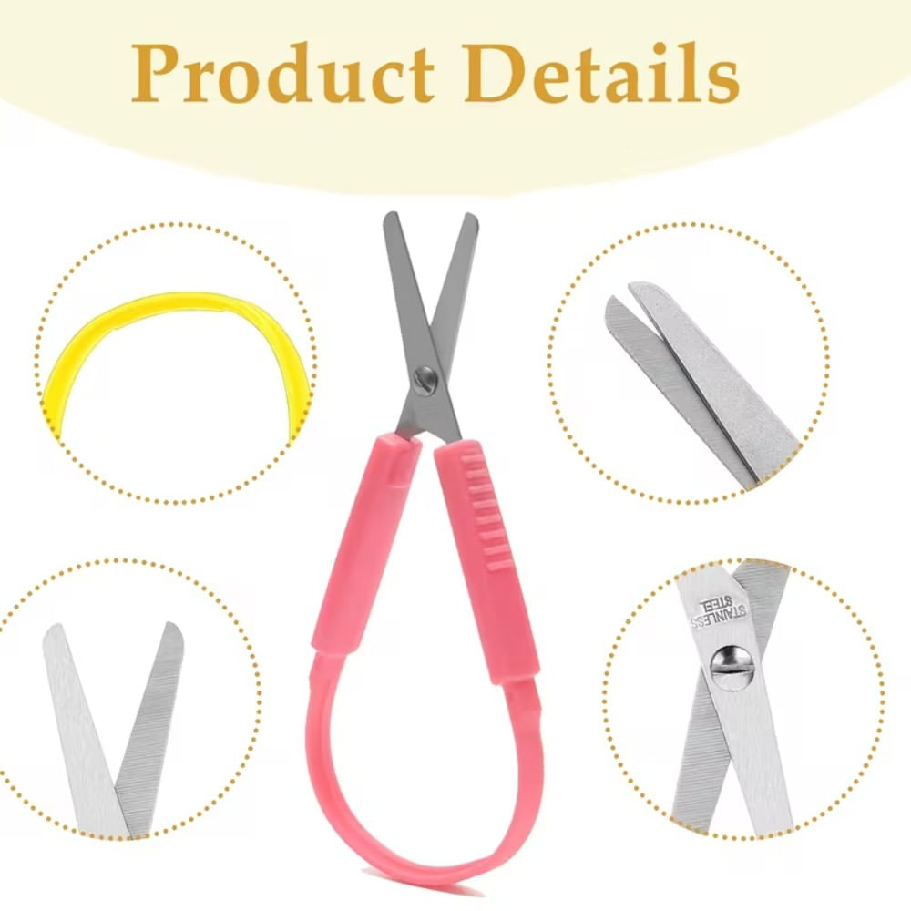 Tijera Tipo Bucle Rosado