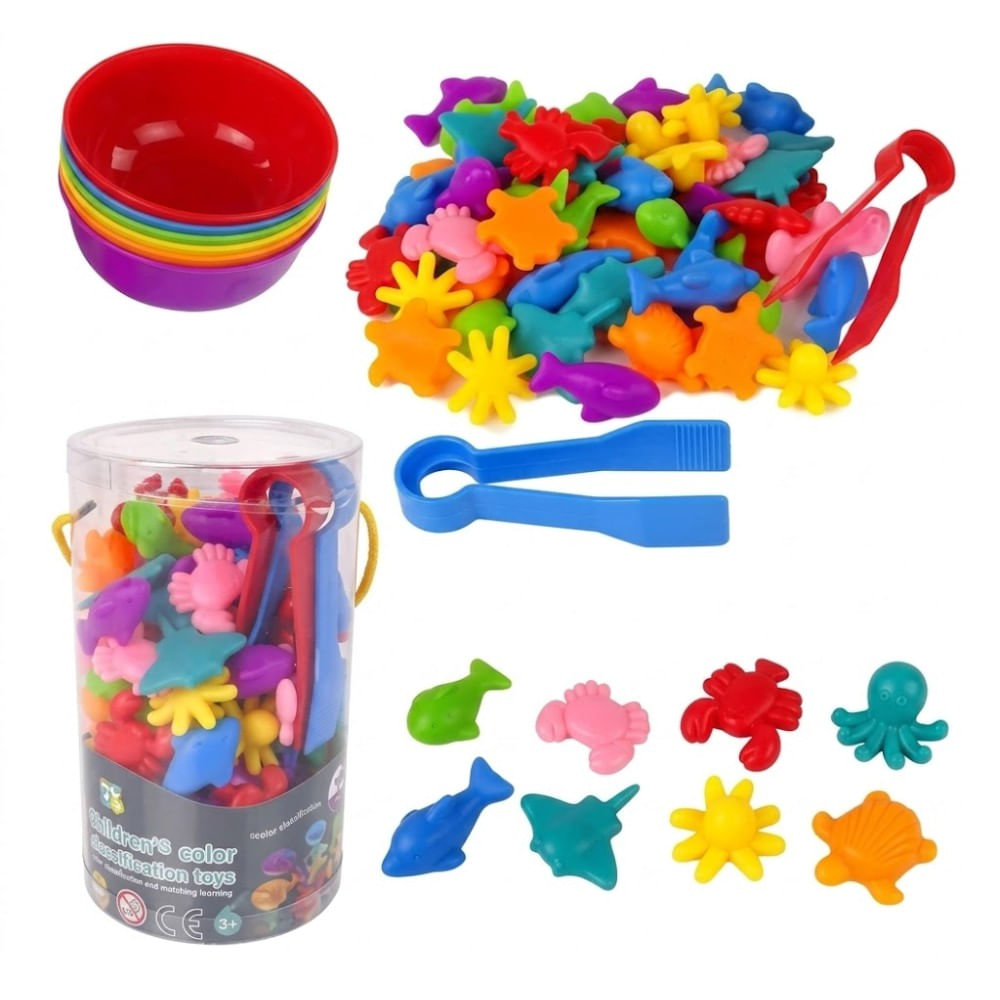 Juguete de Clasificación de Colores Animales Marinos
