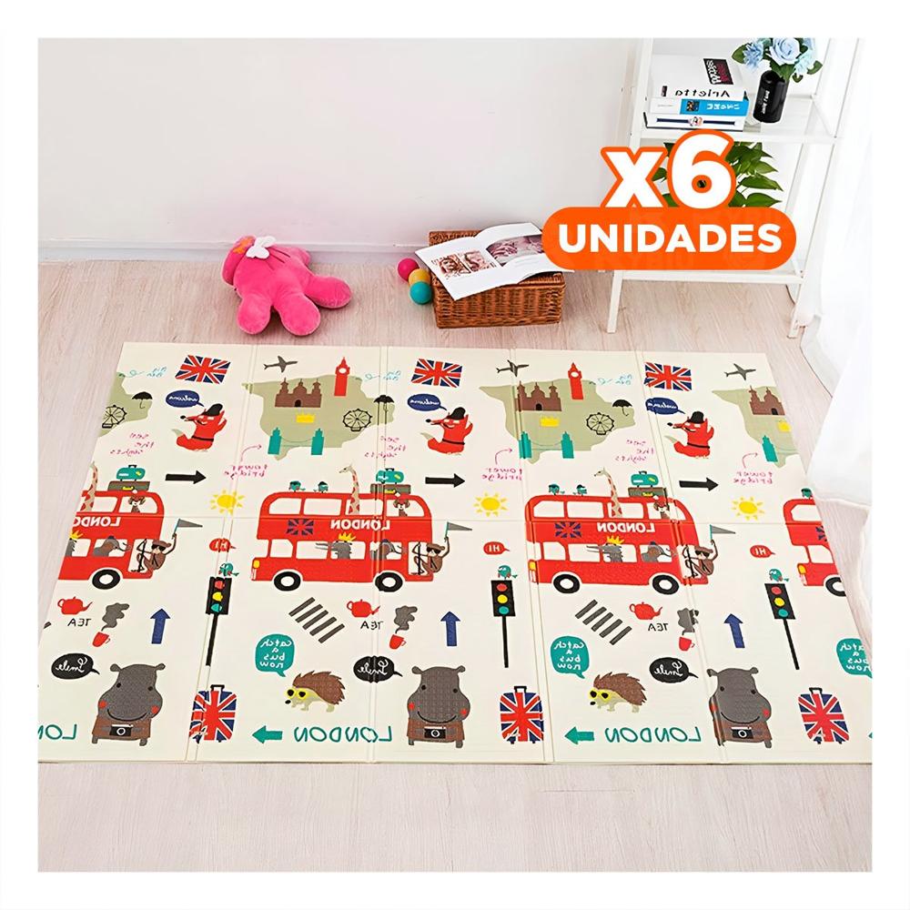 Pack6 Estera Moderna de Decoracion para Hogar Casa Sala Dormitorio Suave Y+Papel Regalo