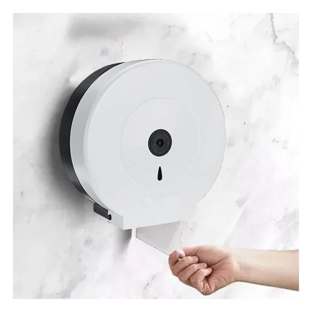 Contenedor de papel higienico jumbo en blanco y negro para espacios practicos Y+Post It