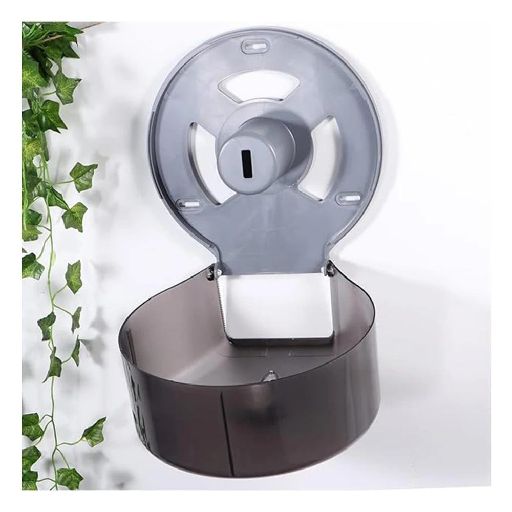 Porta Papel Higienico Jumbo Negro Facil de Usar y Ligero y Seguro Gota Y+Post It