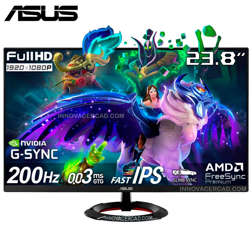 Monitor Asus Tuf Gaming VG249Q5R 24 Fast IPS Full HD 200Hz 0.3ms G-Sync FreeSync Premium