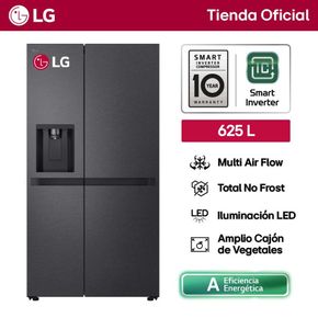 Refrigeradora LG 625Lt Side By Side No Frost GS66SPM