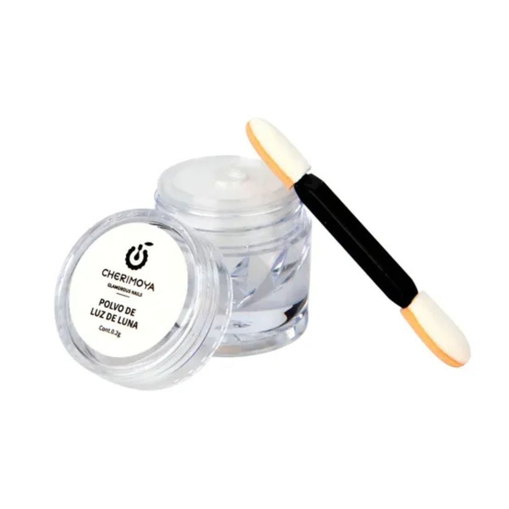 Polvo Brillante Para Uñas Luz De Luna