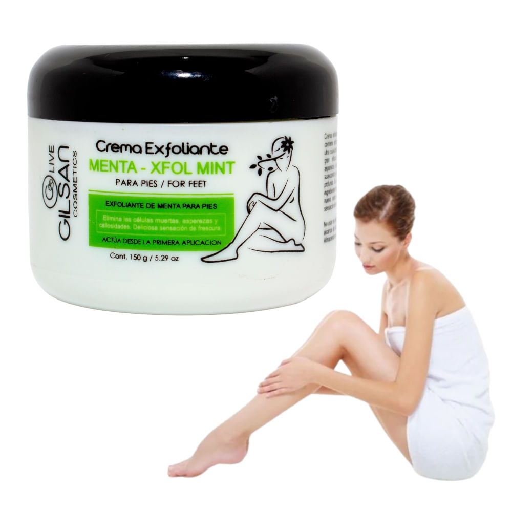 Crema Exfoliante de Menta para pies 180g