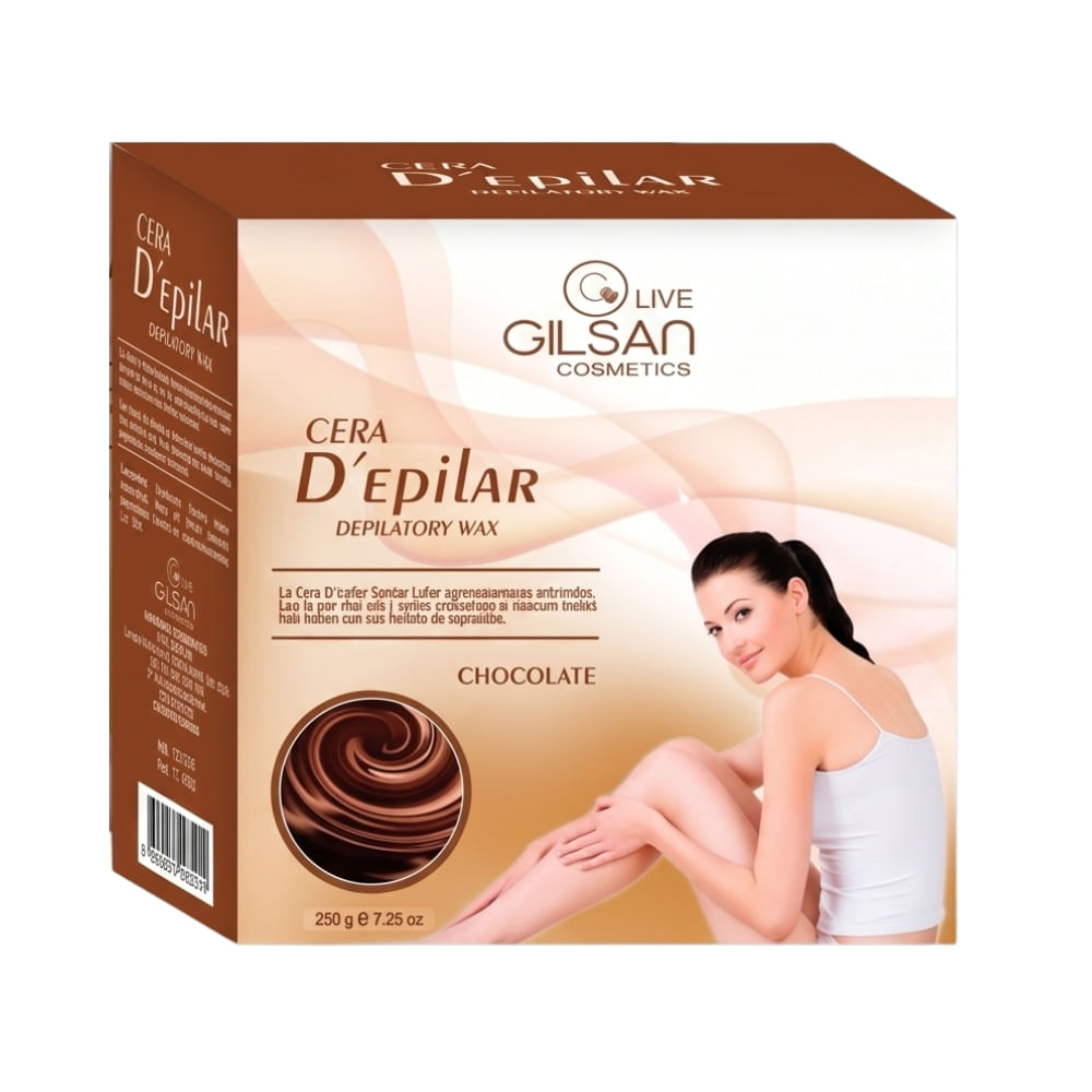 Cera Depilatoria de Chocolate Piel Suave y Renovada 250g