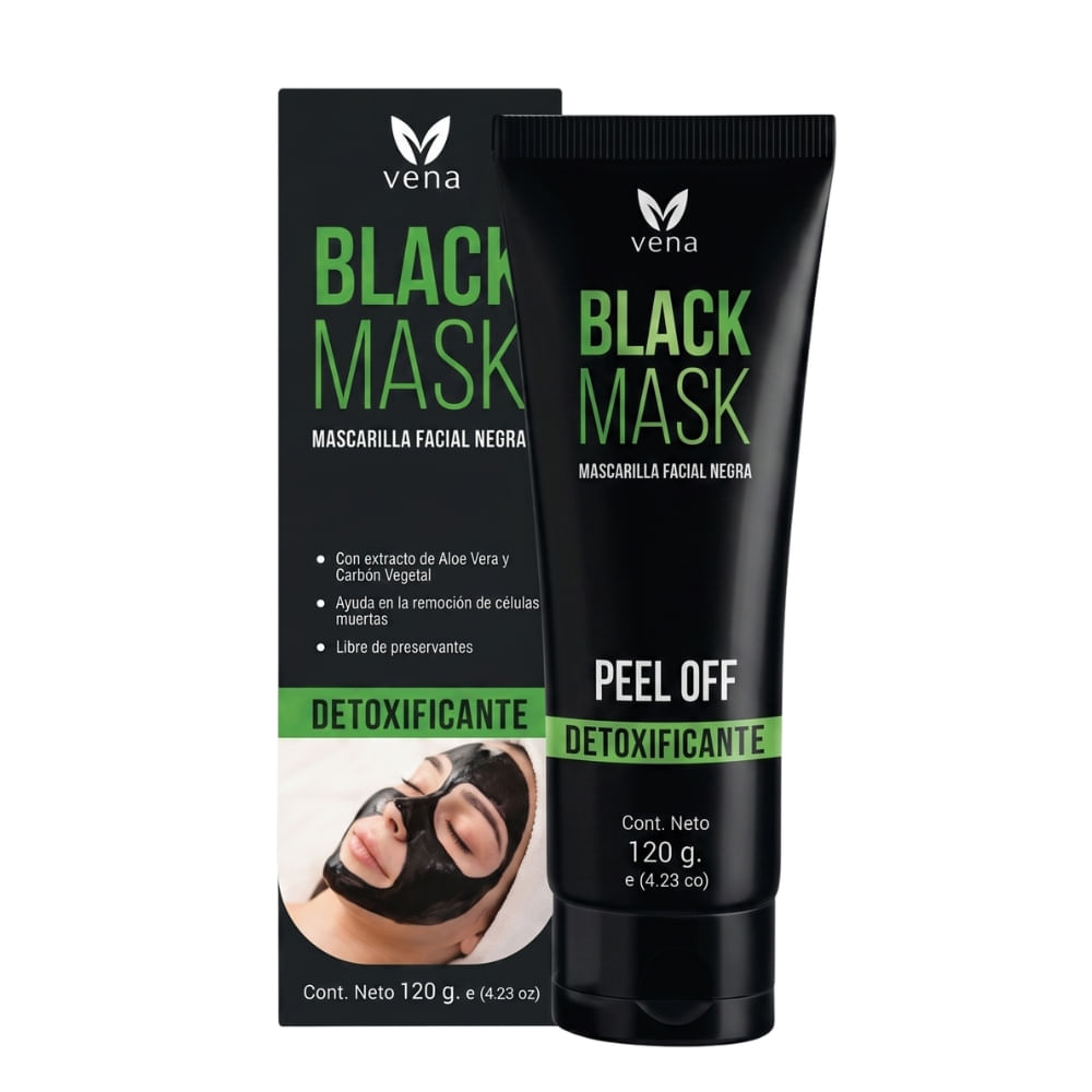 Mascarilla Facial Negra Detoxificante de 120g