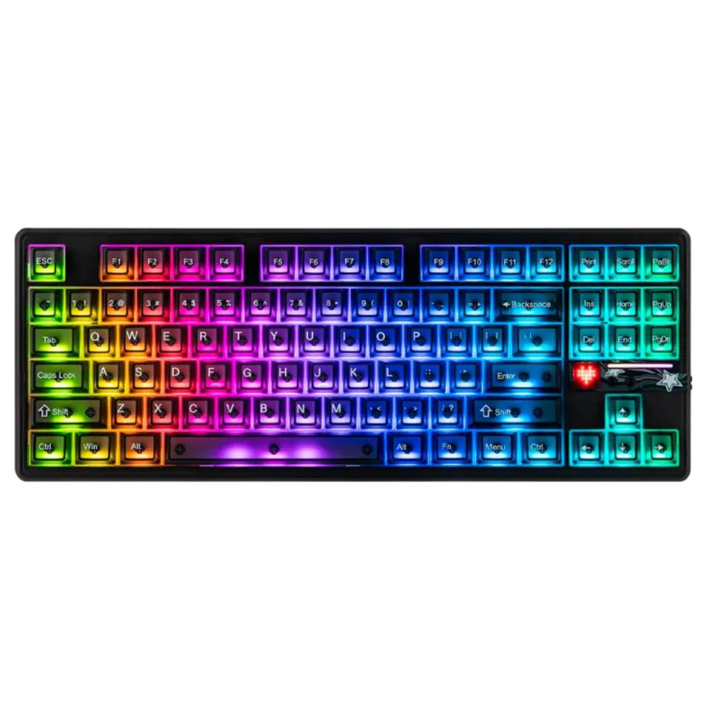 Teclado Mecánico Aula F87 Pro V2 Rgb Dongle 2.4 Bluetooth Switch X3