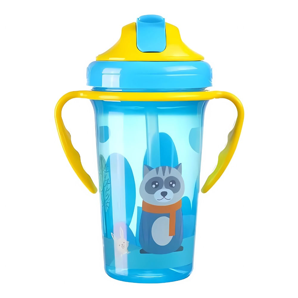 Toma Todo de Entrenamiento de Mapache para Bebé Zum 210 ML Azul