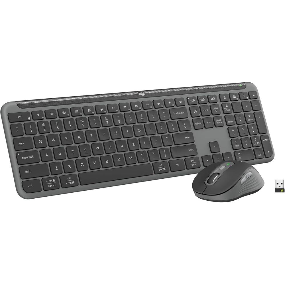 COMBO TECLADO Y MOUSE INALÁMBRICOS MK955 LOGITECH | GRAFITO