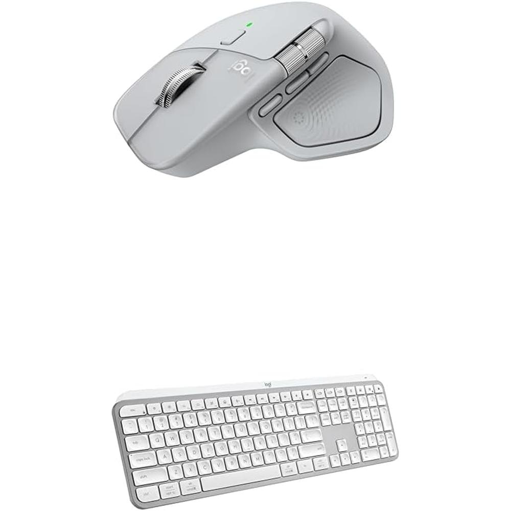 COMBO TECLADO Y MOUSE INALÁMBRICOS MX MASTER 4 KEYS S LOGITECH | GRIS PÁLIDO