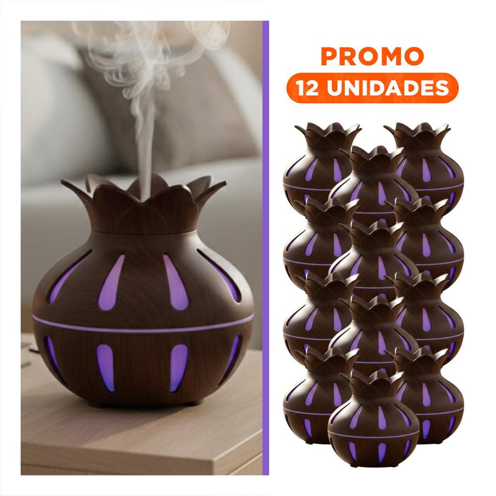 Pack12 Equipo con Funcion Humificadora Color Marron 12x11cm Y+Regalo Sticker