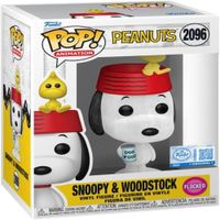 Funko Pop Snoopy y Woodstock 2096 Flocked Special Edition
