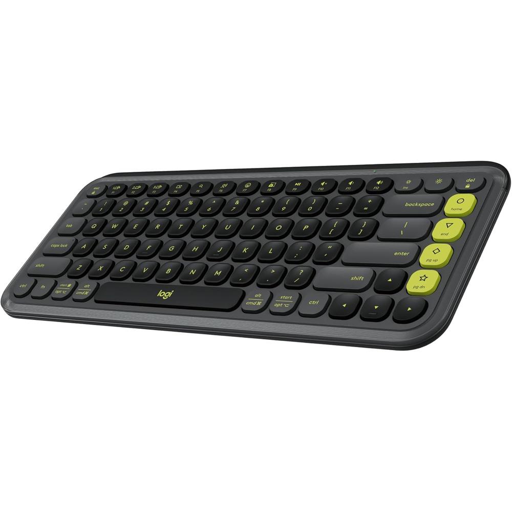 TECLADO INALÁMBRICO POP ICON LOGITECH | GRAPHITE LIME