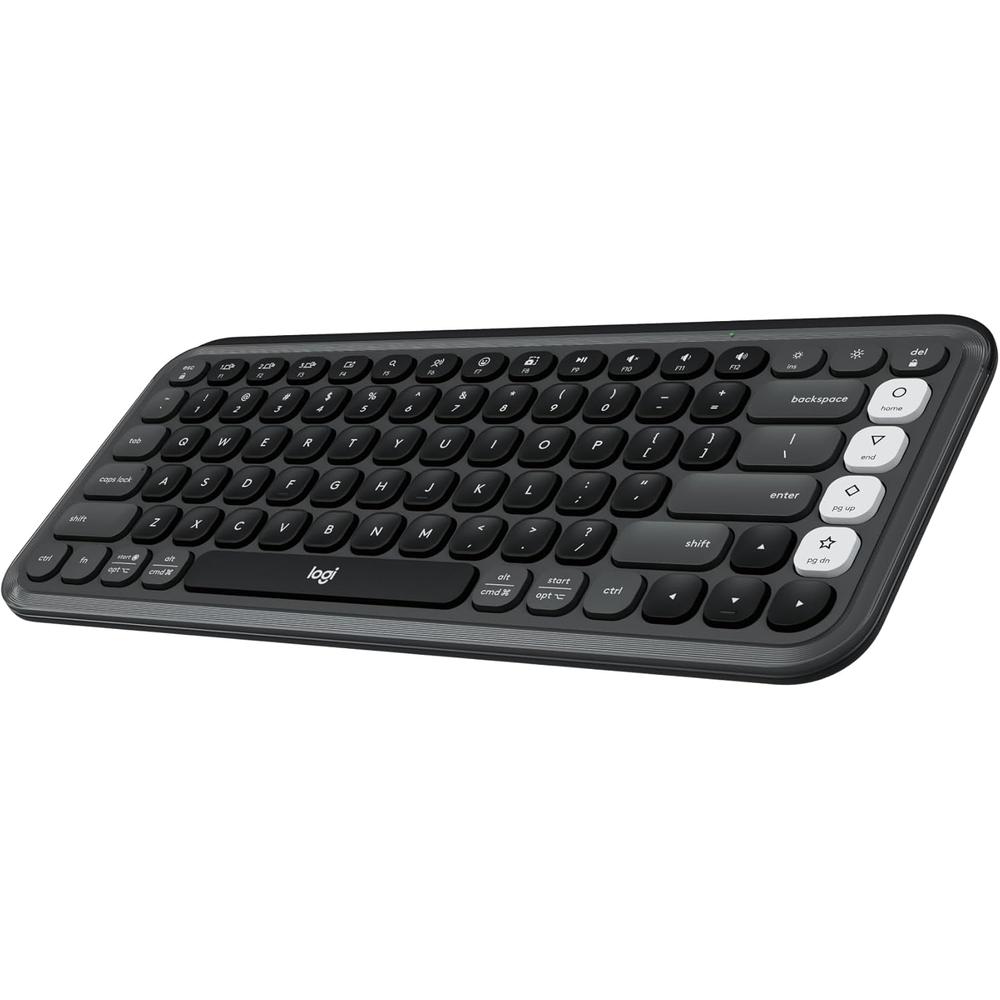 TECLADO INALÁMBRICO POP ICON LOGITECH | GRAPHITE WHITE