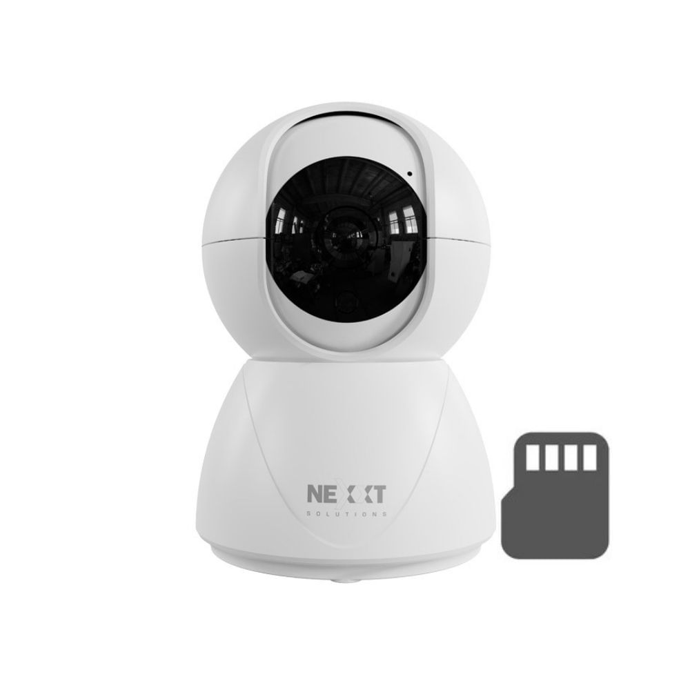 CÁMARA INTELIGENTE WI-FI  NEXXT 2K NHC-IP11 CON MEMORIA MICROSD 64GB