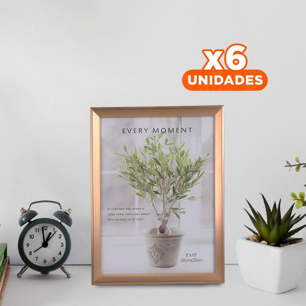 Pack6 Exhibidor Decorativo de Foto para el Hogar que Aporta Orden y Estetica Y+Regalo Sticker