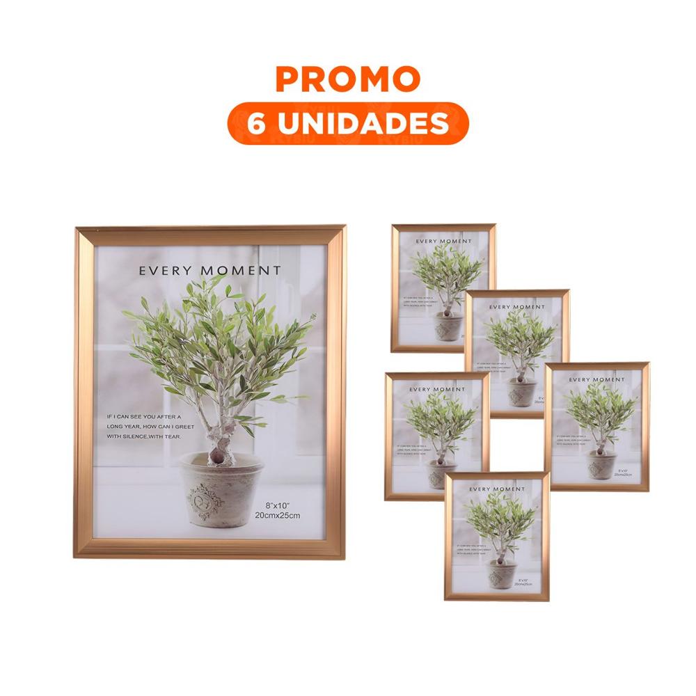 Pack6 Marco de Foto para Mesa en Espacios Personales con Diseno Decorativo
