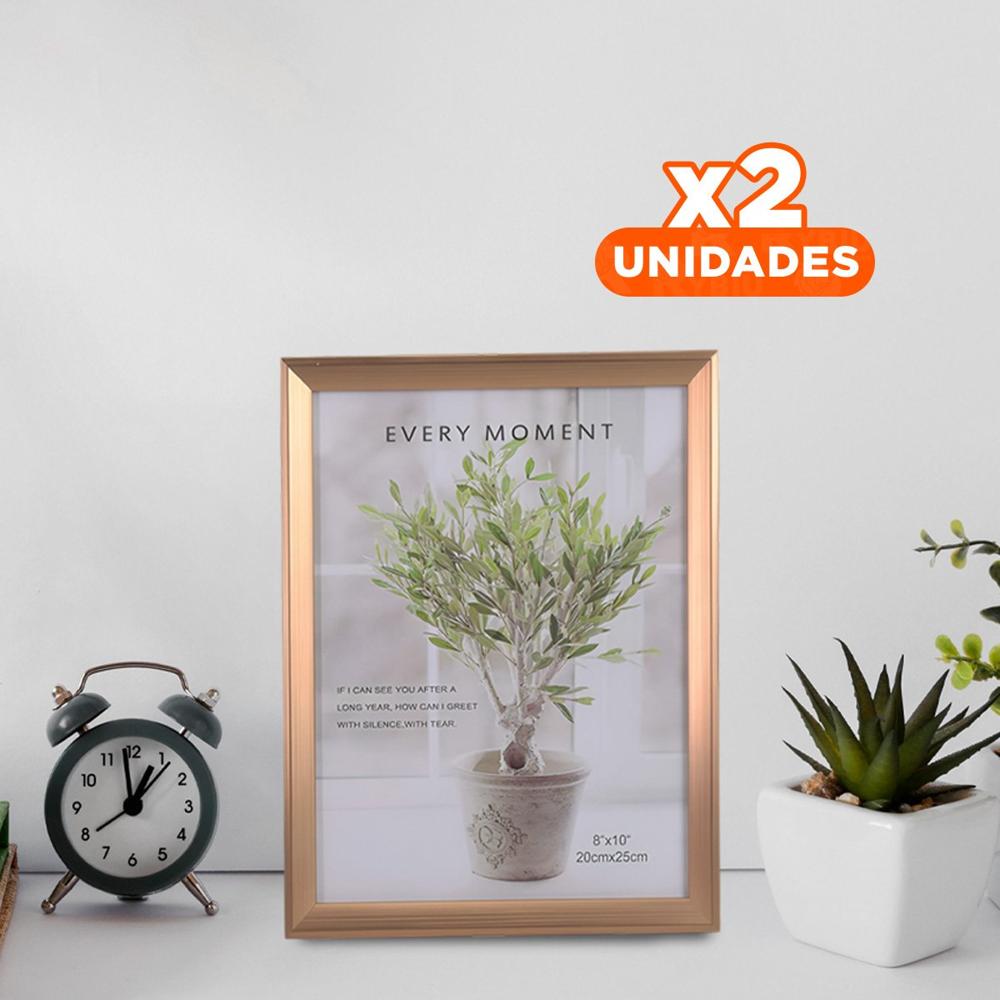 Pack2 Marco Decorativo para Foto en Ambientes del Hogar con Estilo Sobrio Y+Regalo Sticker