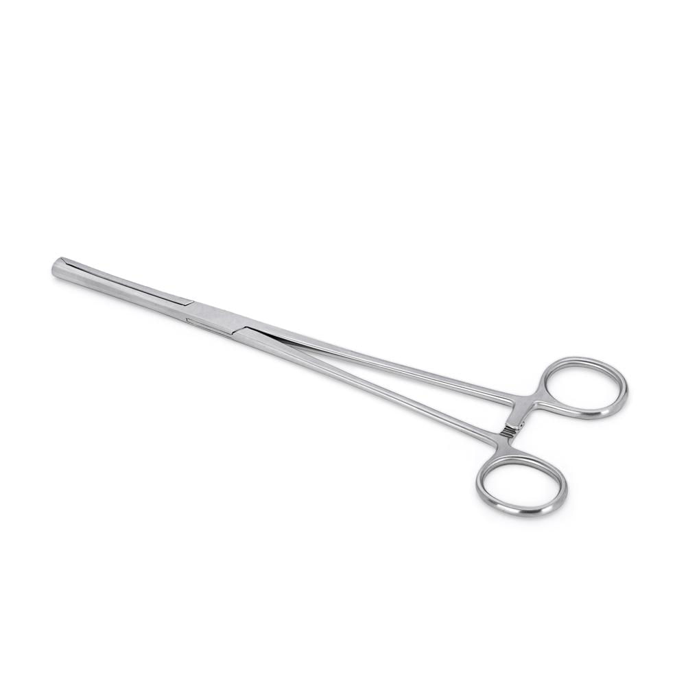 Pinza MUSEUX Recta para Cuello Uterino de 24 CM