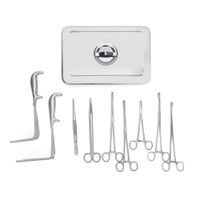 Set Instrumental para Revisión de Cuello Uterino 10 PZS