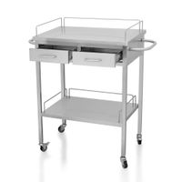 Mesa de Acero Inoxidable Rodante para Múltiples Usos