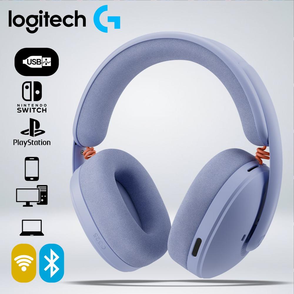AUDIFONO GAME G325 LIGHTSPEED USB BLUETOOTH MICROFONO OMNIDIRECCIONAL MULTIPLATAFORMA MORADO