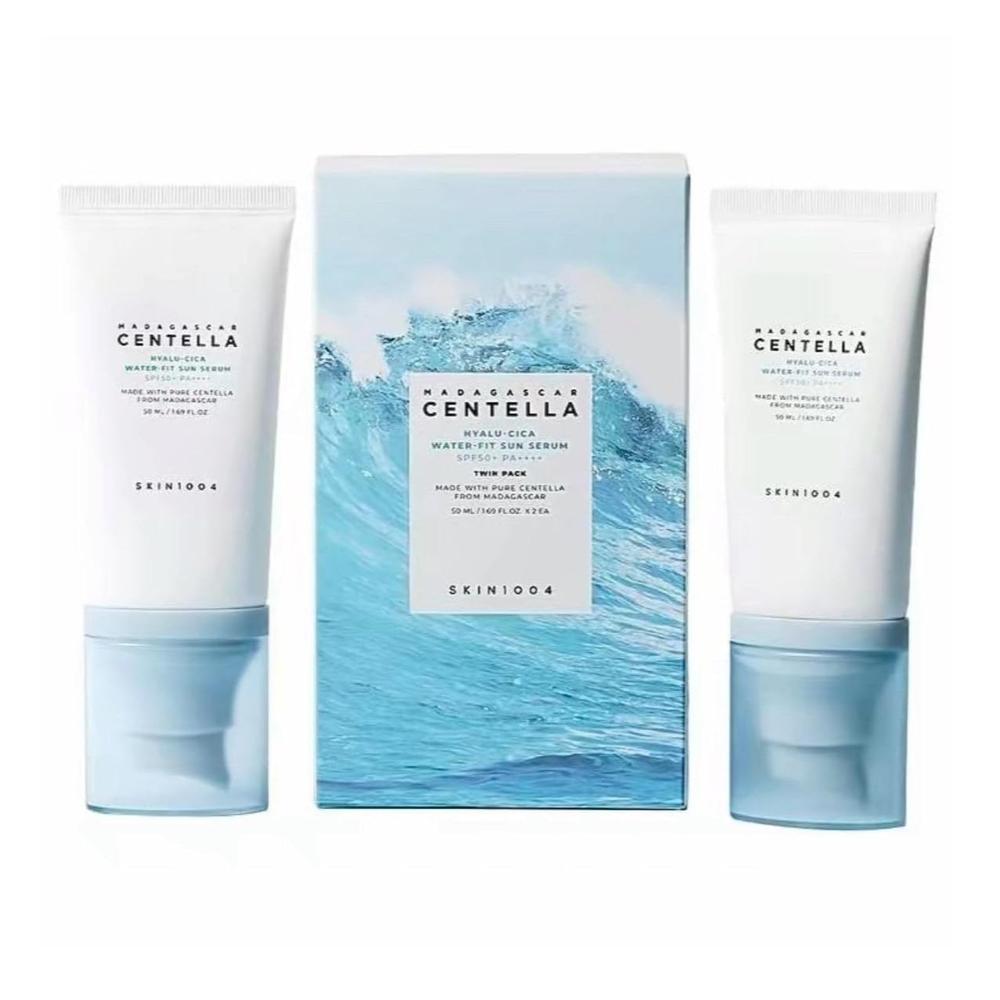 PACK 2 PROTECTOR SOLAR FACIAL HYALU-CICA SPF 50 HIDRATANTE SKIN1004 | 1.69 OZ / 50 ML