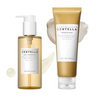 SET LIMPIEZA CENTELLA MADAGASCAR DOBLE LIMPIEZA SKIN1004 | ACEITE 200 ML + ESPUMA 120 ML