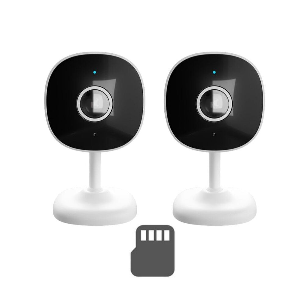 CÁMARA INTELIGENTE WI-FI PARA INTERIOR NHC-I710 2PK MAS MEMORIA MICROSD 64GB