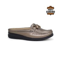 Zuecos Casuales Mujer 2623-KA26Q1 PLATA QUEMADA