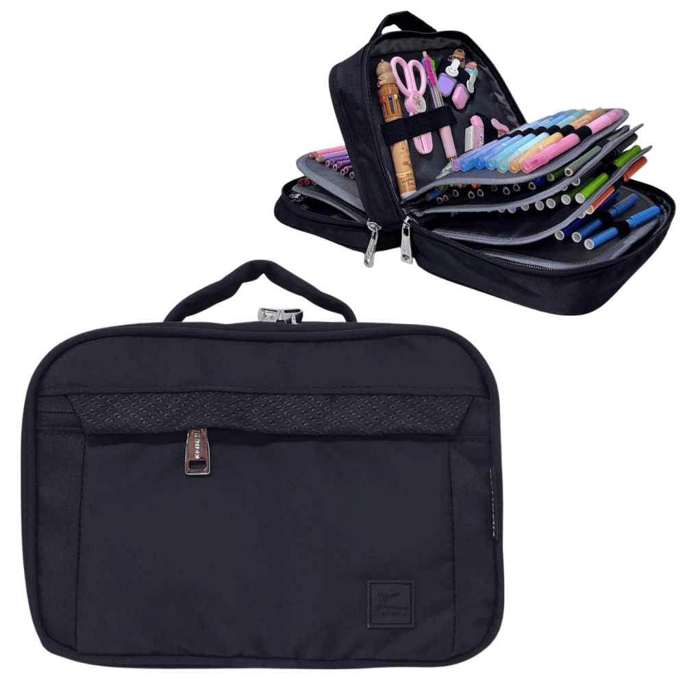 Cartuchera Organizadora Pencil Kengar - Negro Entero
