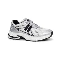 Zapatillas Running Mujer 1142-26Q2 Plata-Negro