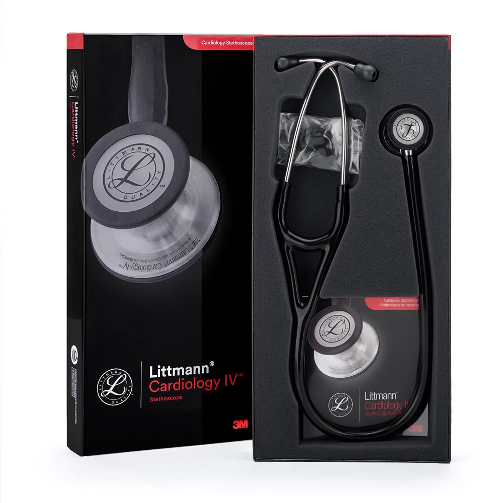 Estetoscopio LITTMANN CARDIOLOGY IV Mirror Chestpiece Negro 6177