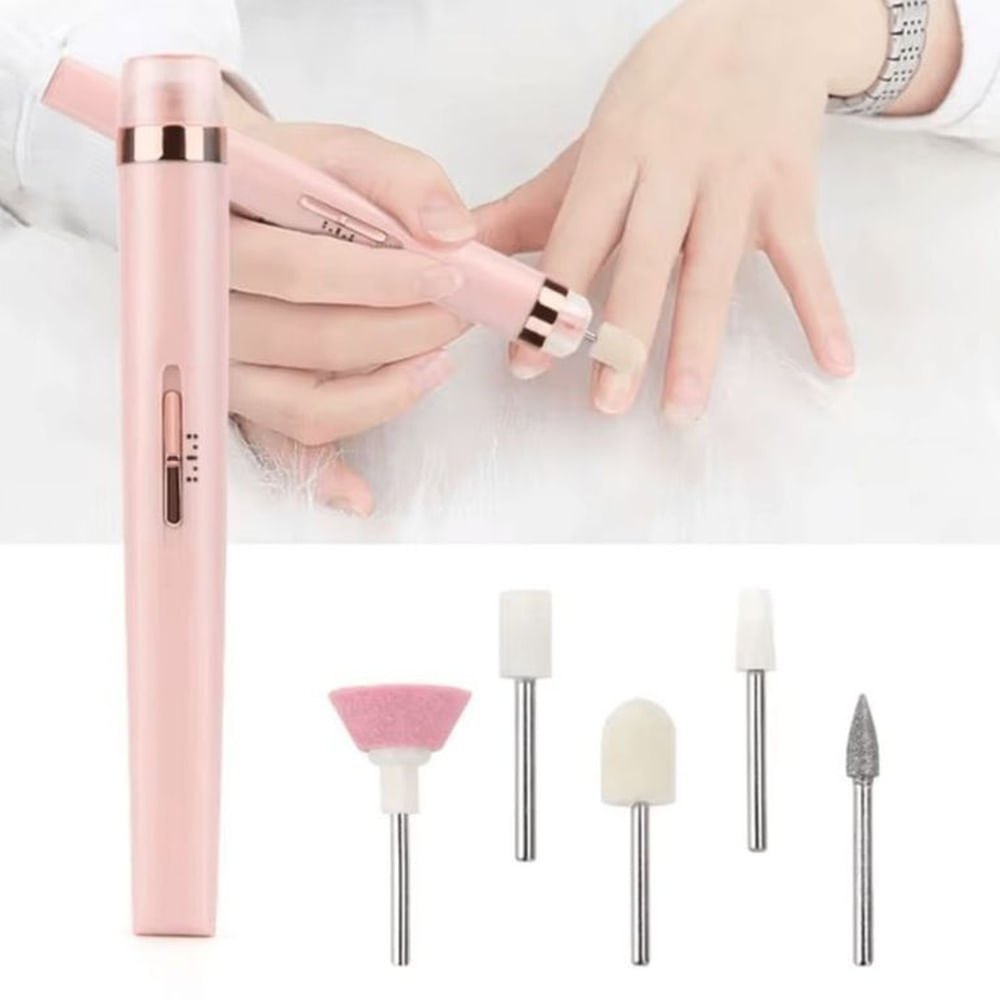 Máquina de Lijado y Pulido para uñas con 5 Accesorios