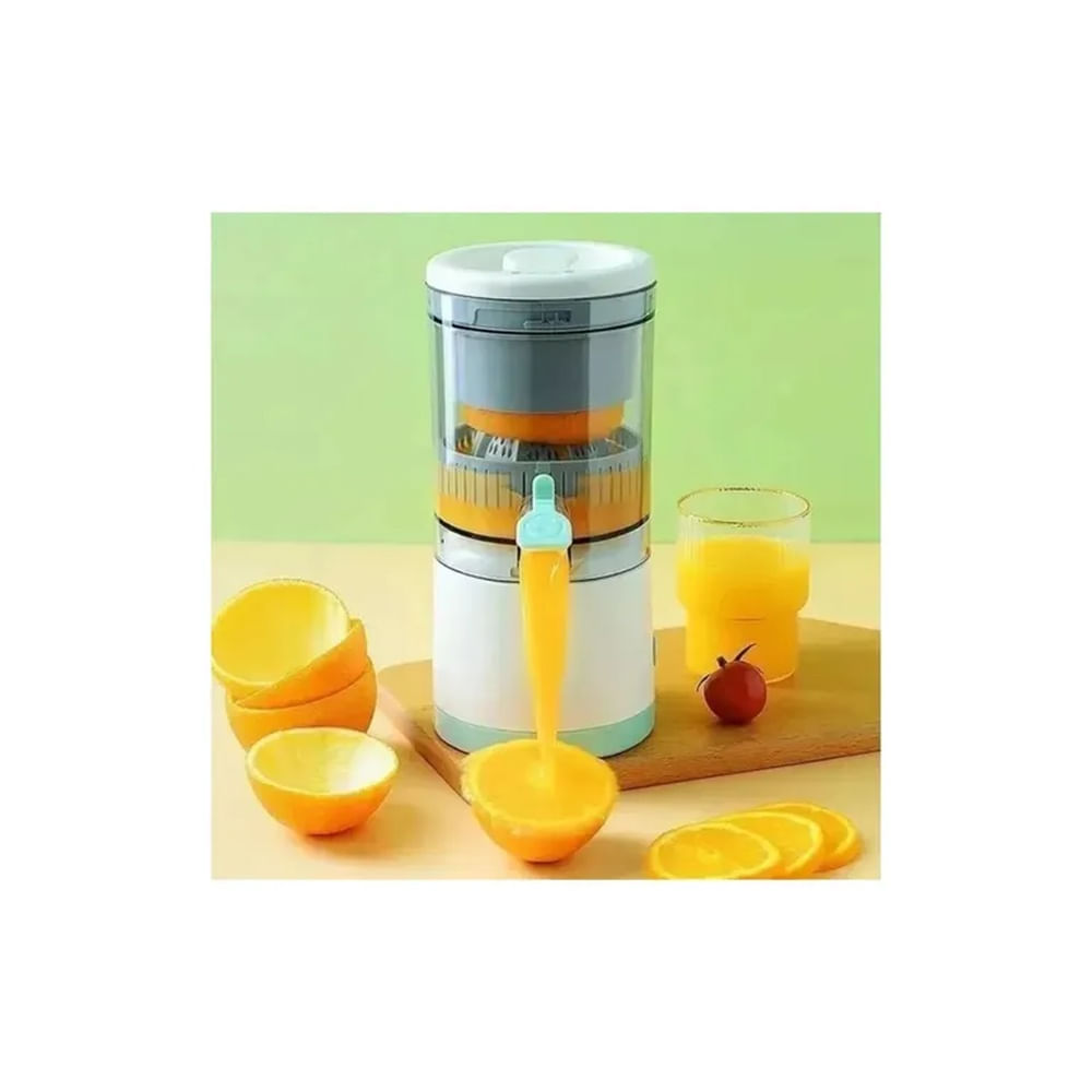 EXPRIMIDOR ELÉCTRICO RECARGABLE DE NARANJA