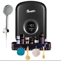 Rapiducha Rotoplas Sensation Max Black 5500W Agua Caliente Instantanea