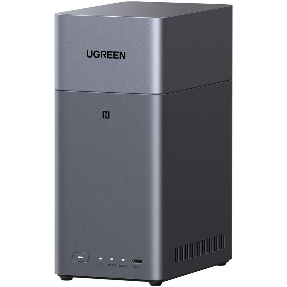 UGREEN NASync DH2300 Servidor NAS de 2 Bahías 4GB HDMI RJ45 GbE USB-C - 95087