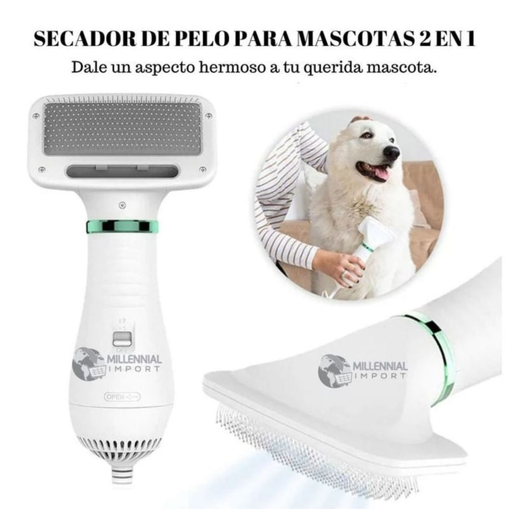 Cepillo Secador Eléctrico Para Mascotas