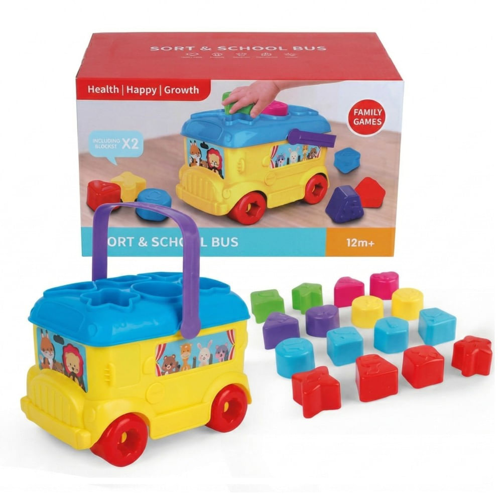 Juego de Encaje - Bus Escolar